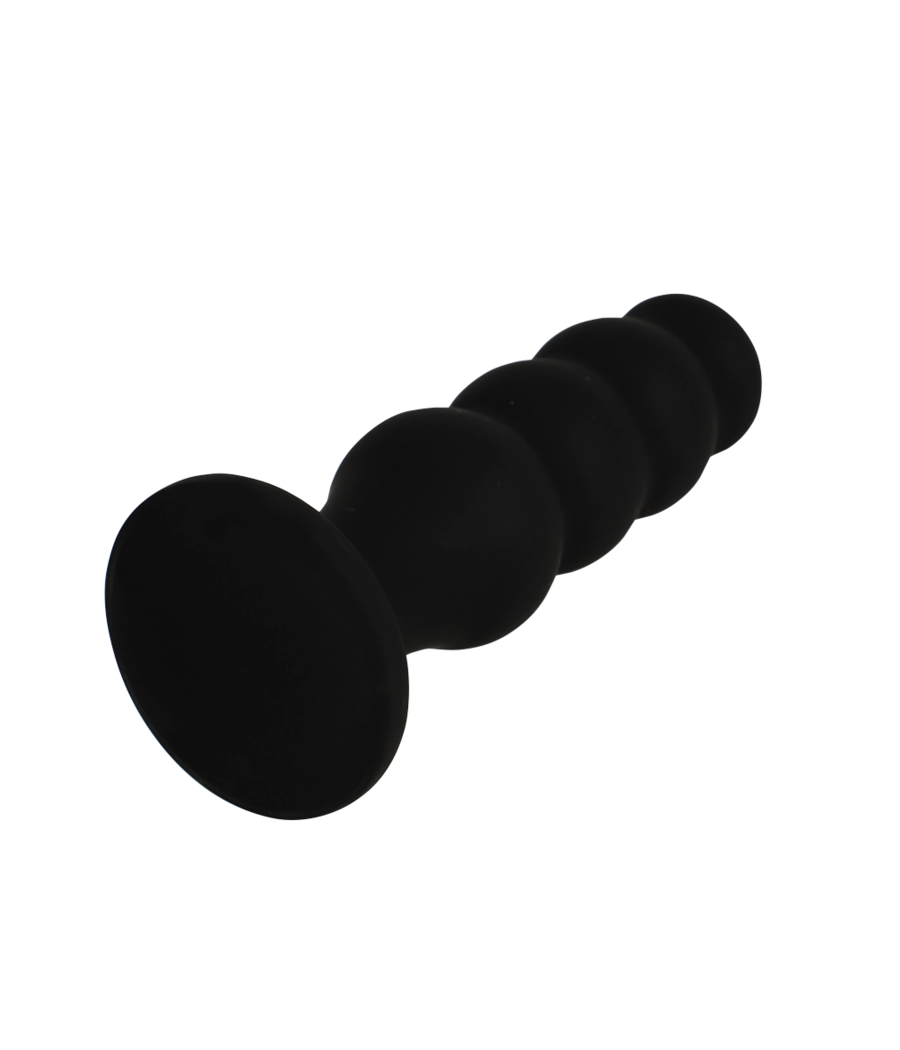 BLACK&SILVER - SCOTT PREMIUM SILIKON ANALPLUG SCHWARZ