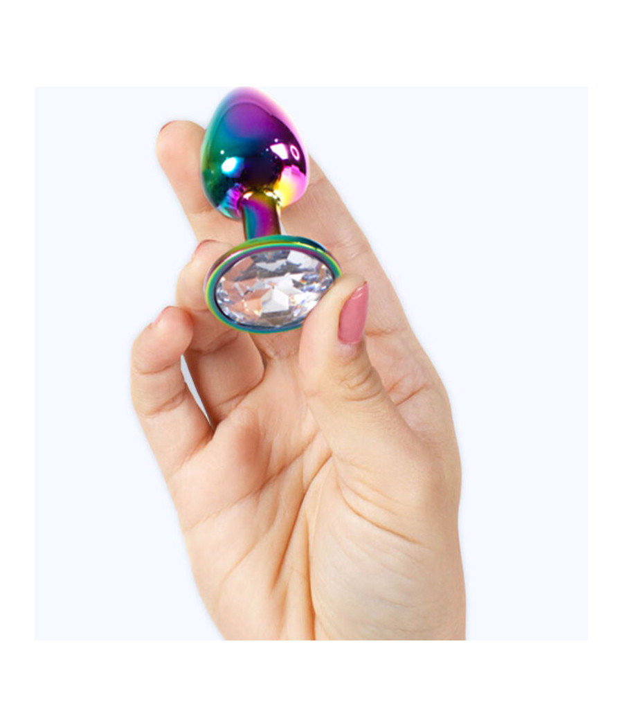SECRETPLAY - TAPPO IN METALLO RAINBOW TAGLIA PICCOLA 7 CM