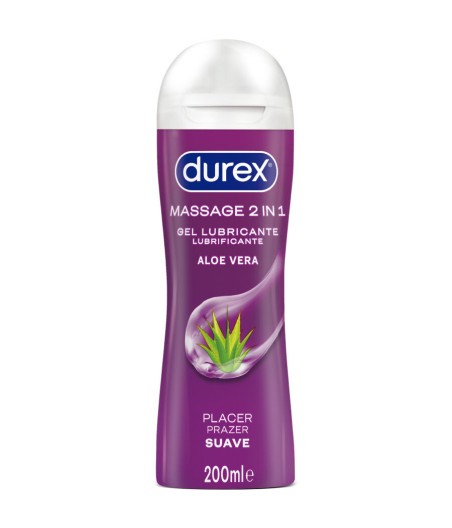 DUREX - GEL LUBRIFIANT DE MASSAGE DOUX À L'ALOE VERA 200 ML