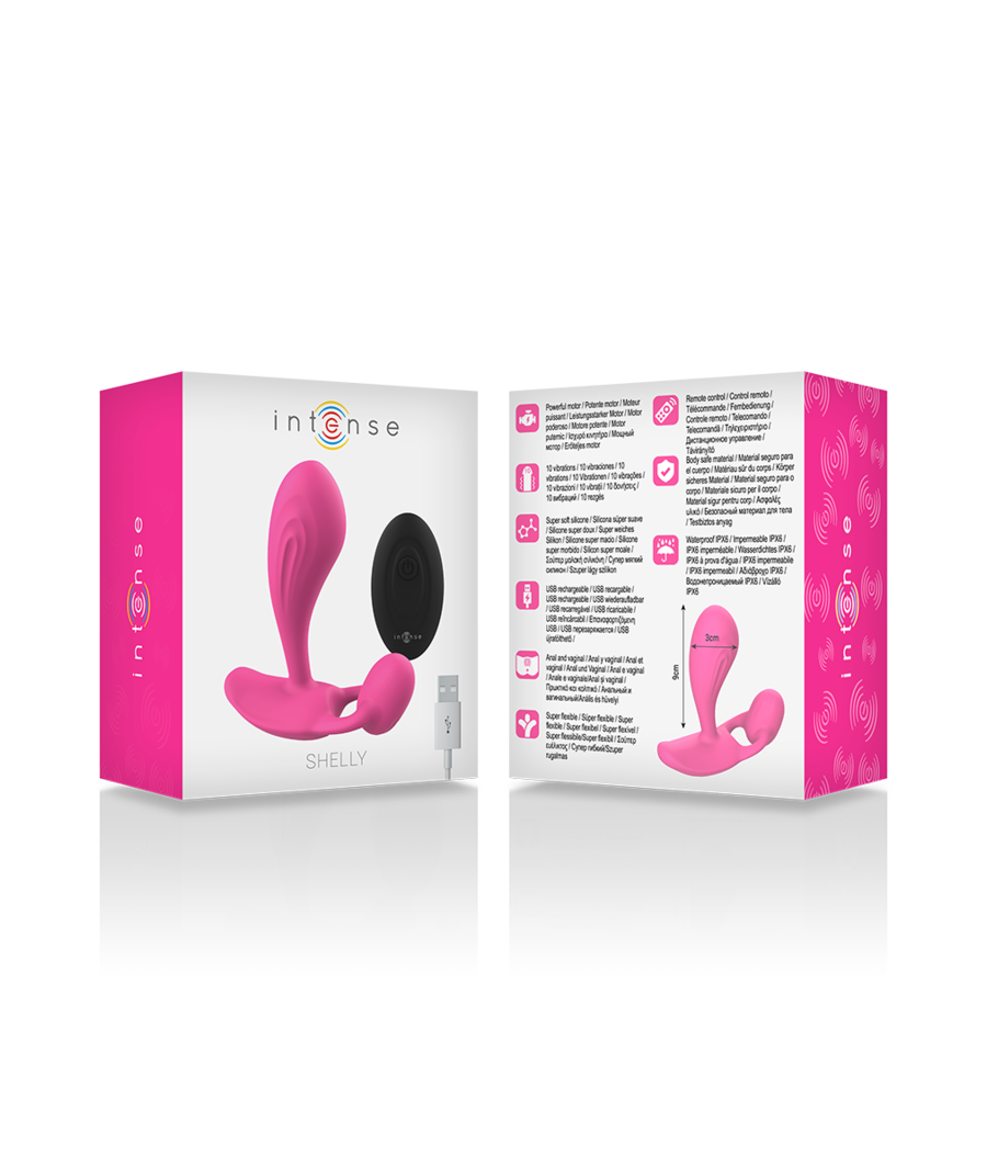 INTENSE - SHELLY PLUG ANAL REMOTE CONTROL PINK