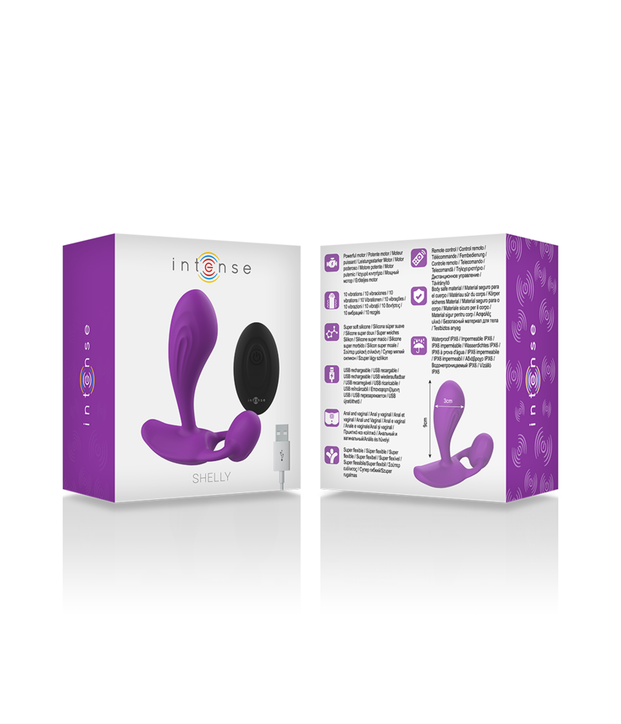 INTENSE - TÉLÉCOMMANDE ANAL SHELLY PLUG VIOLET