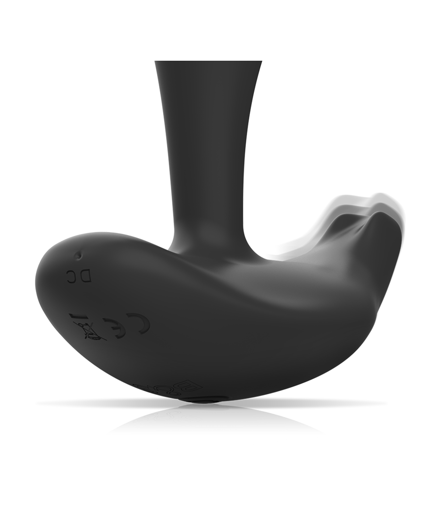 BLACK&SILVER - TÉLÉCOMMANDE EN SILICONE POUR PLUG ANAL DWAYNE