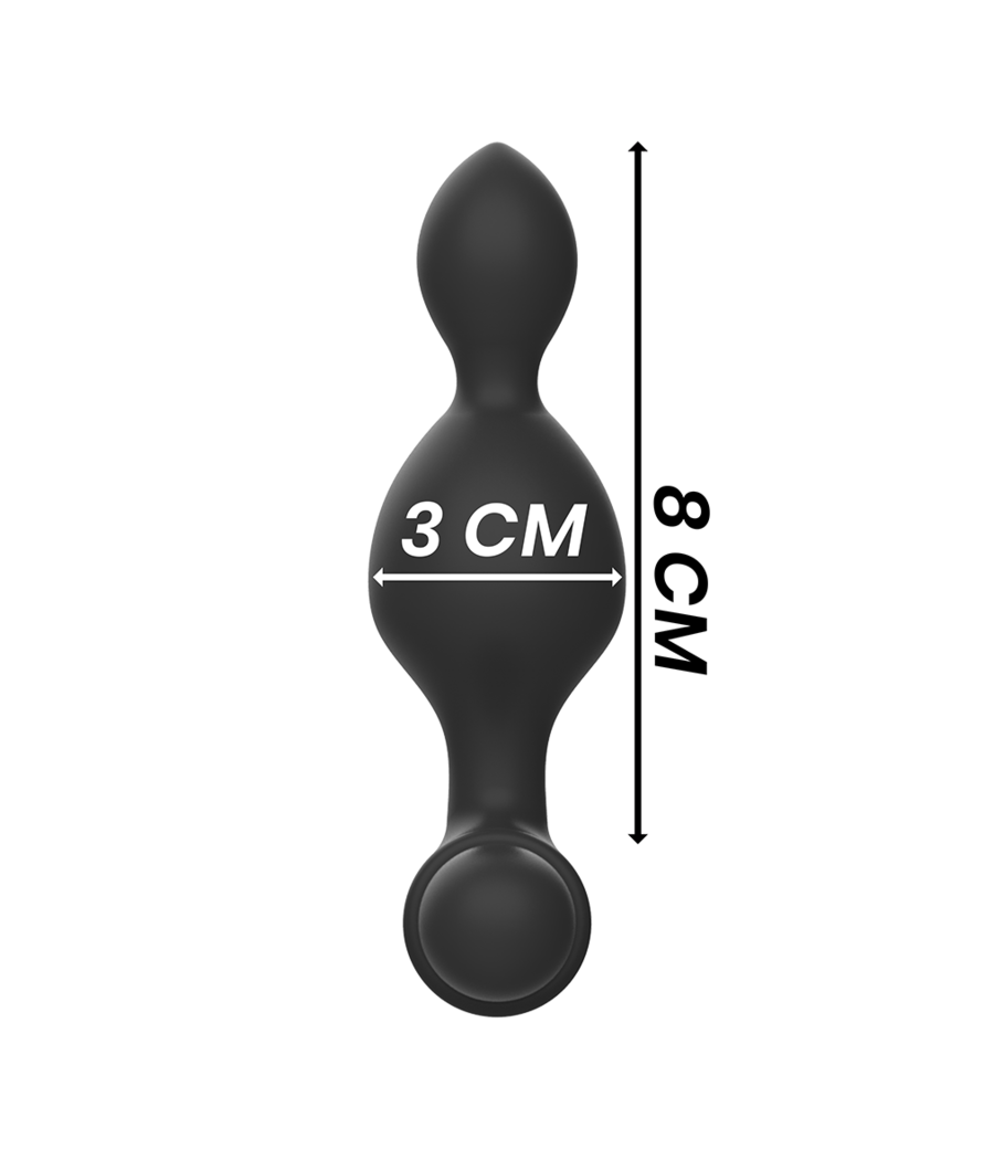 BLACK&SILVER - TUCKER PEQUEÑO PLUG ANAL SILICONA CONTROL REMOTO