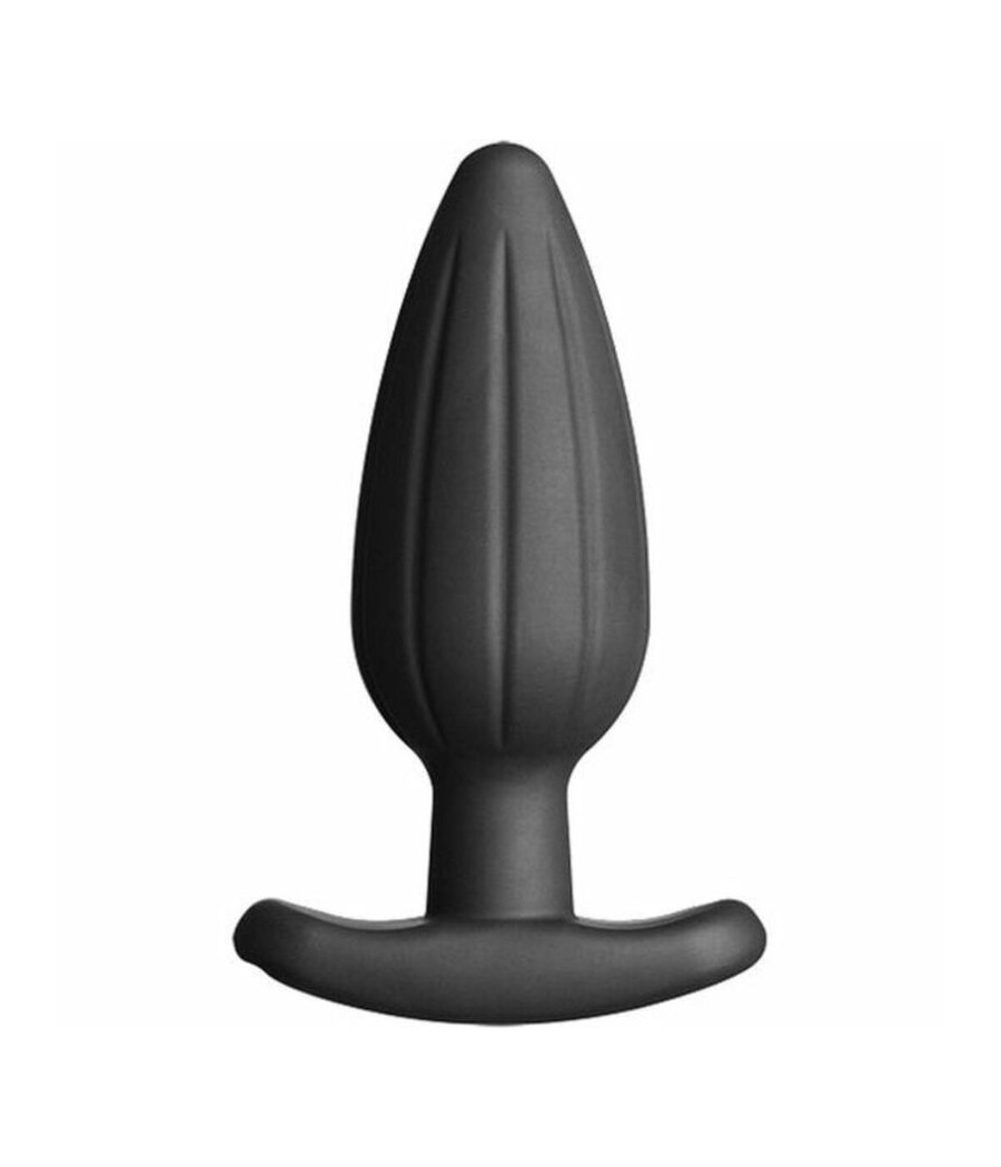 ELECTRASTIM - PLUG ANAL DE SILICONE PRETO ROCKER GRANDE