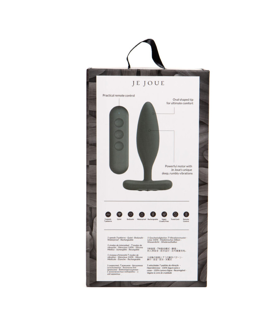 JE JOUE - VESTA PLUG ANAL VIBRADOR NEGRO