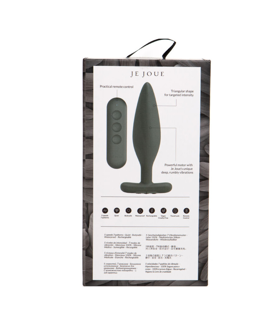 JE JOUE - EGON PLUG ANAL VIBRATOR SCHWARZ