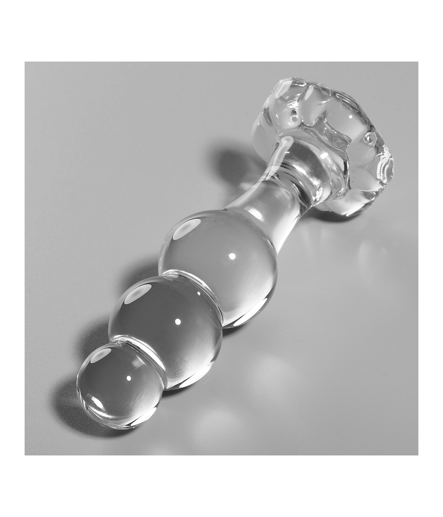 NEBULA SERIES BY IBIZA - MODELO 1 PLUG CRISTAL TRANSPARENTE 10.5 CM -O- 3 CM