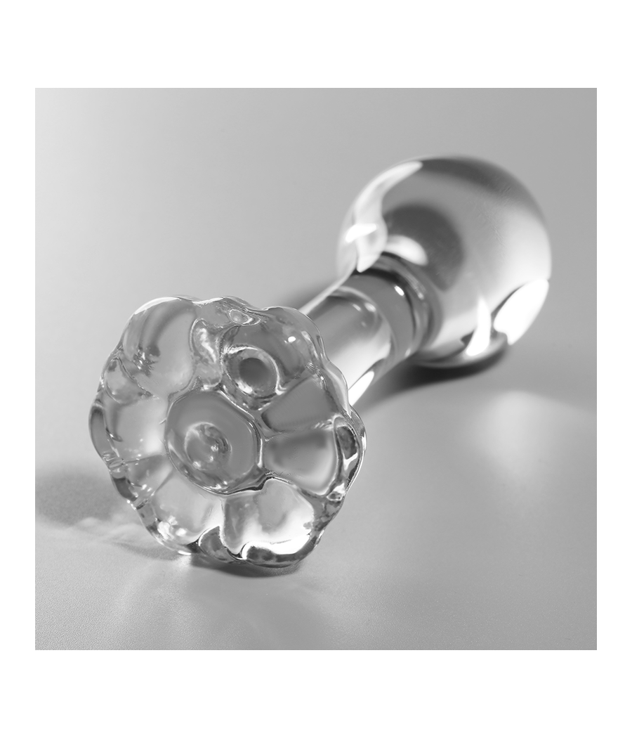 NEBULA SERIES BY IBIZA - MODELO 2 PLUG CRISTAL TRANSPARENTE 11 CM -O- 3.5 CM