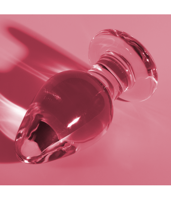 NEBULA SERIES BY IBIZA - MODELO 3 PLUG CRISTAL ROSA 11 CM -O- 5 CM