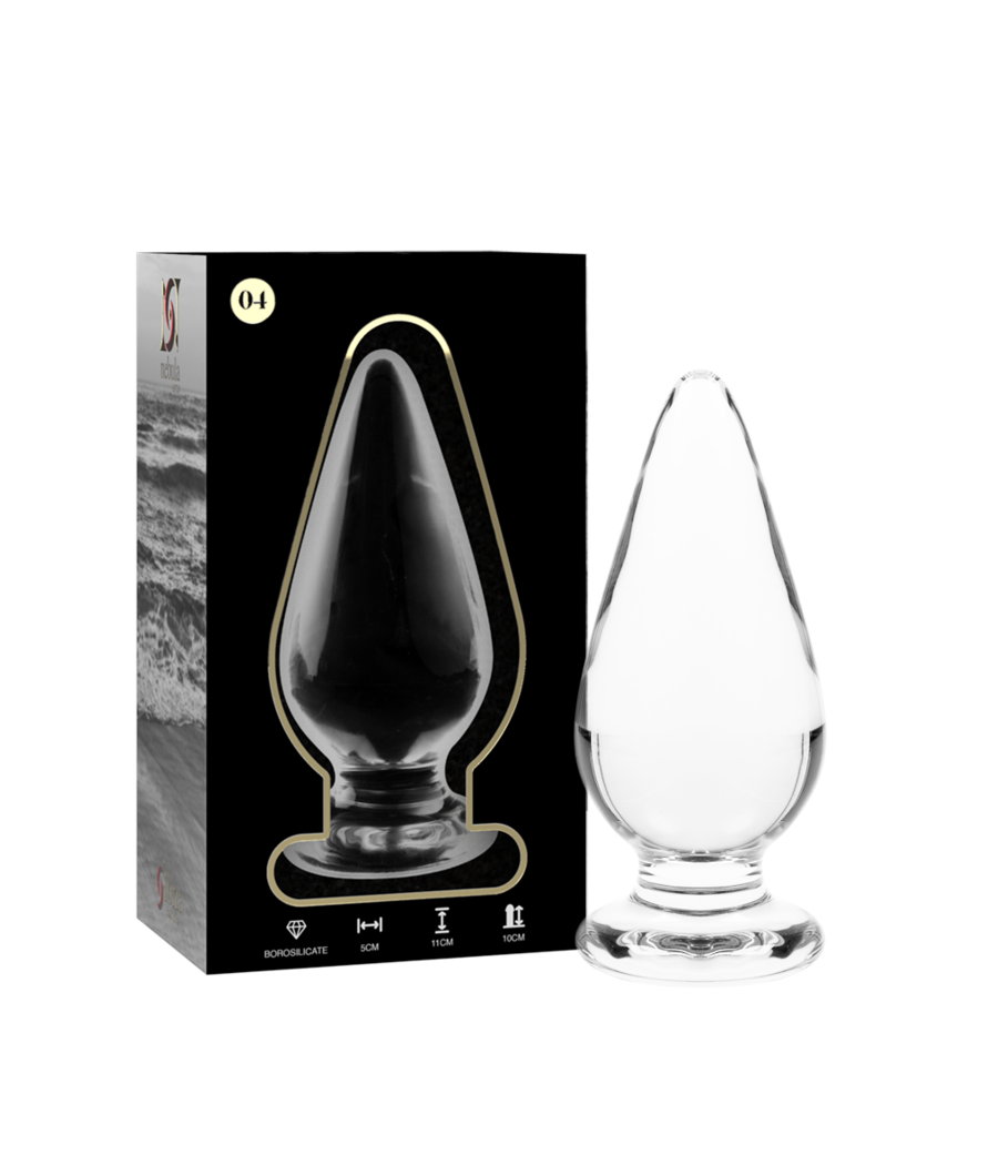 NEBULA SERIES BY IBIZA - MODELO 4 PLUG CRISTAL TRANSPARENTE 11 CM -O- 5 CM