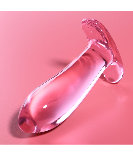 NEBULA SERIES BY IBIZA - MODELO 5 PLUG CRISTAL ROSA 12.5 CM -O- 3.5 CM