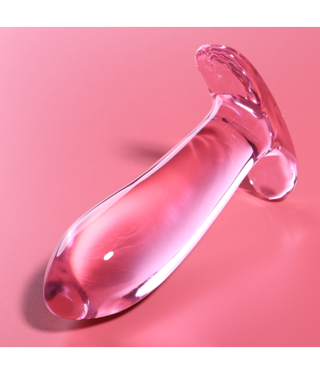 NEBULA SERIES BY IBIZA - PLUG ANAL MODÈLE 5 VERRE BOROSILICATE ROSE 12.5 CM -O- 3.5 CM