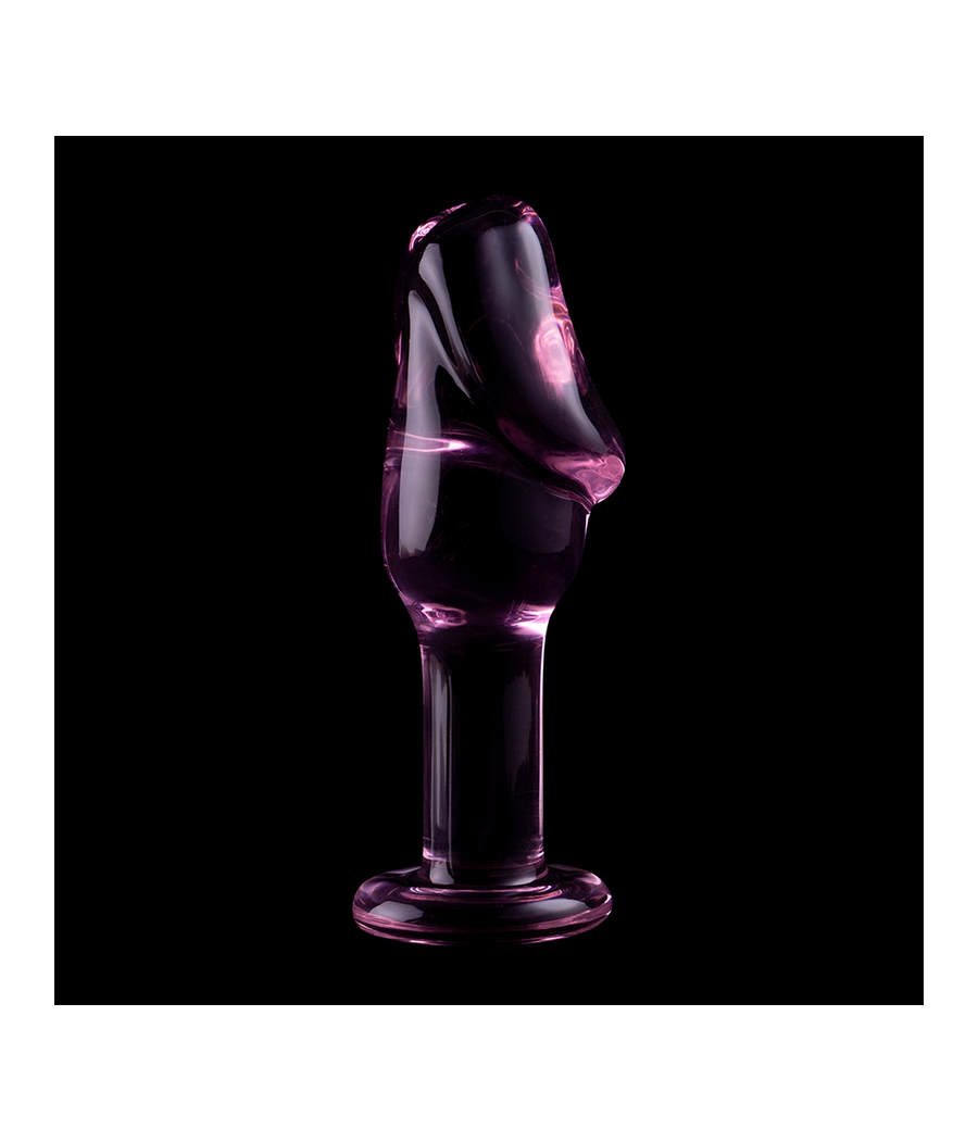 NEBULA SERIES BY IBIZA - PLUG ANAL MODÈLE 6 VERRE BOROSILICATE ROSE 12.5 CM -O- 4 CM