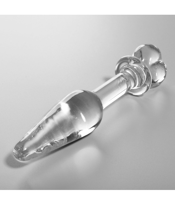 NEBULA SERIES BY IBIZA - PLUG ANAL MODÈLE 7 VERRE BOROSILICATE CLAIR 13.5 CM -O- 3 CM