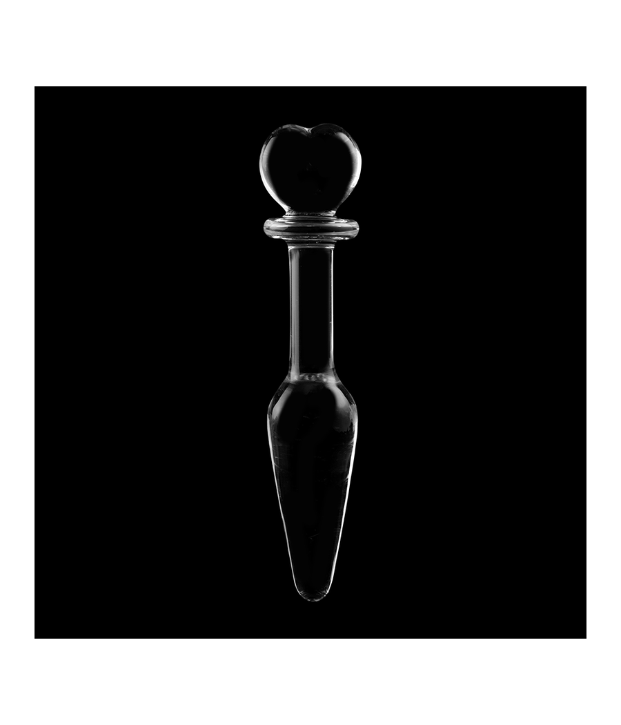 NEBULA SERIES BY IBIZA - MODELO 7 ANAL PLUG VIDRO BOROSILICADO TRANSPARENTE 13.5 CM -O- 3 CM