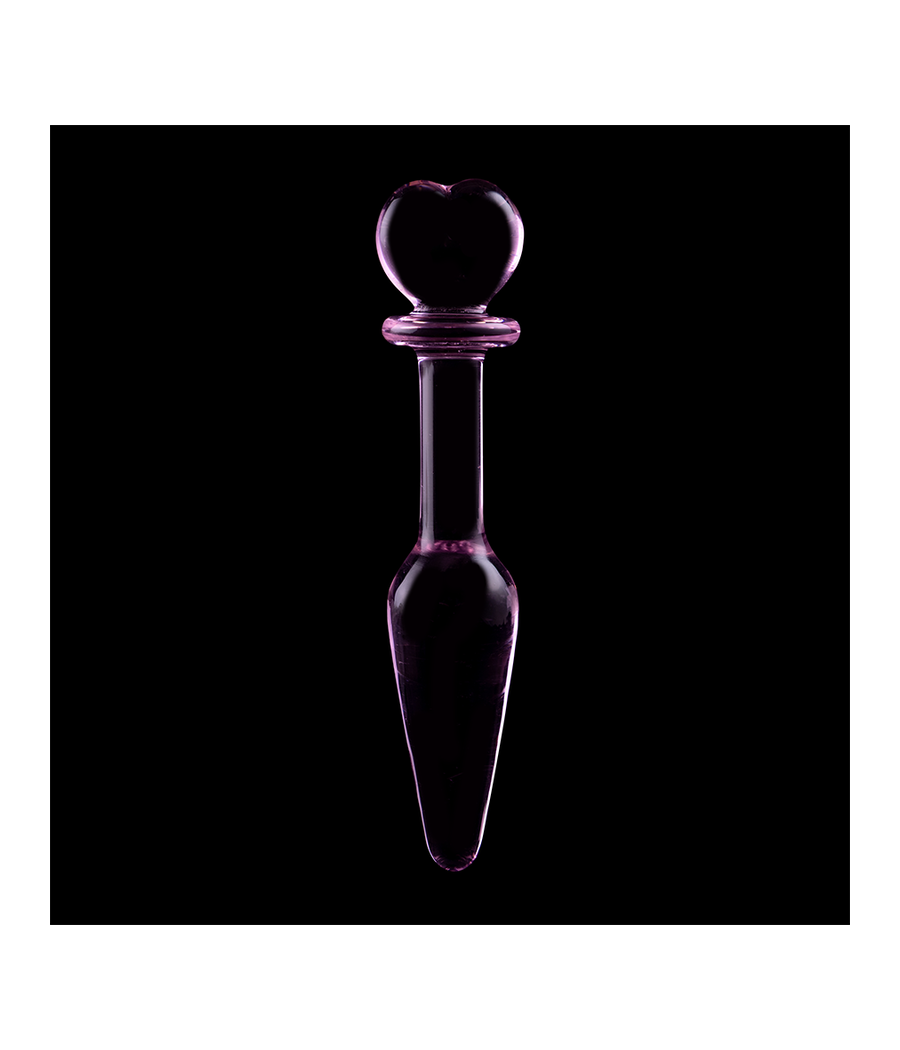 NEBULA SERIES BY IBIZA - PLUG ANAL MODÈLE 7 VERRE BOROSILICATE ROSE 13.5 CM -O- 3 CM