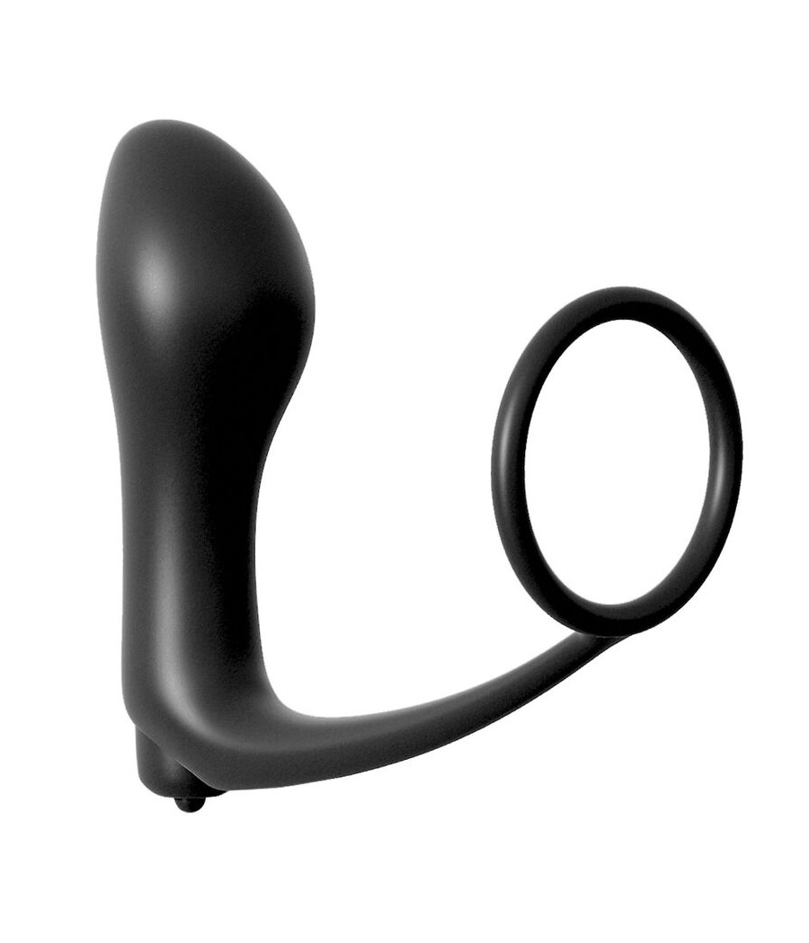 VIBRADOR CON PLUG ANAL Y ESTIMULACIÓN PROSTÁTICA
