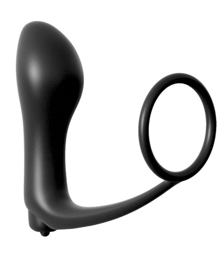 VIBRADOR CON PLUG ANAL Y ESTIMULACIÓN PROSTÁTICA