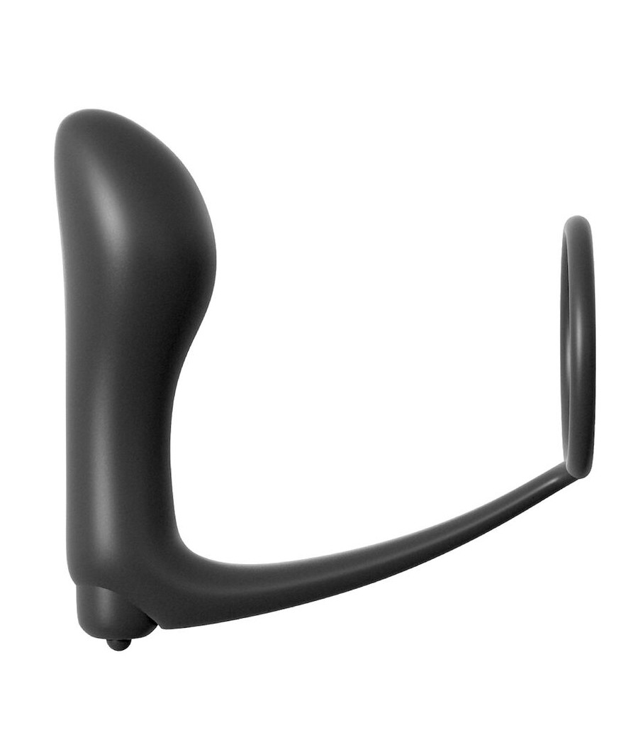 VIBRADOR CON PLUG ANAL Y ESTIMULACIÓN PROSTÁTICA