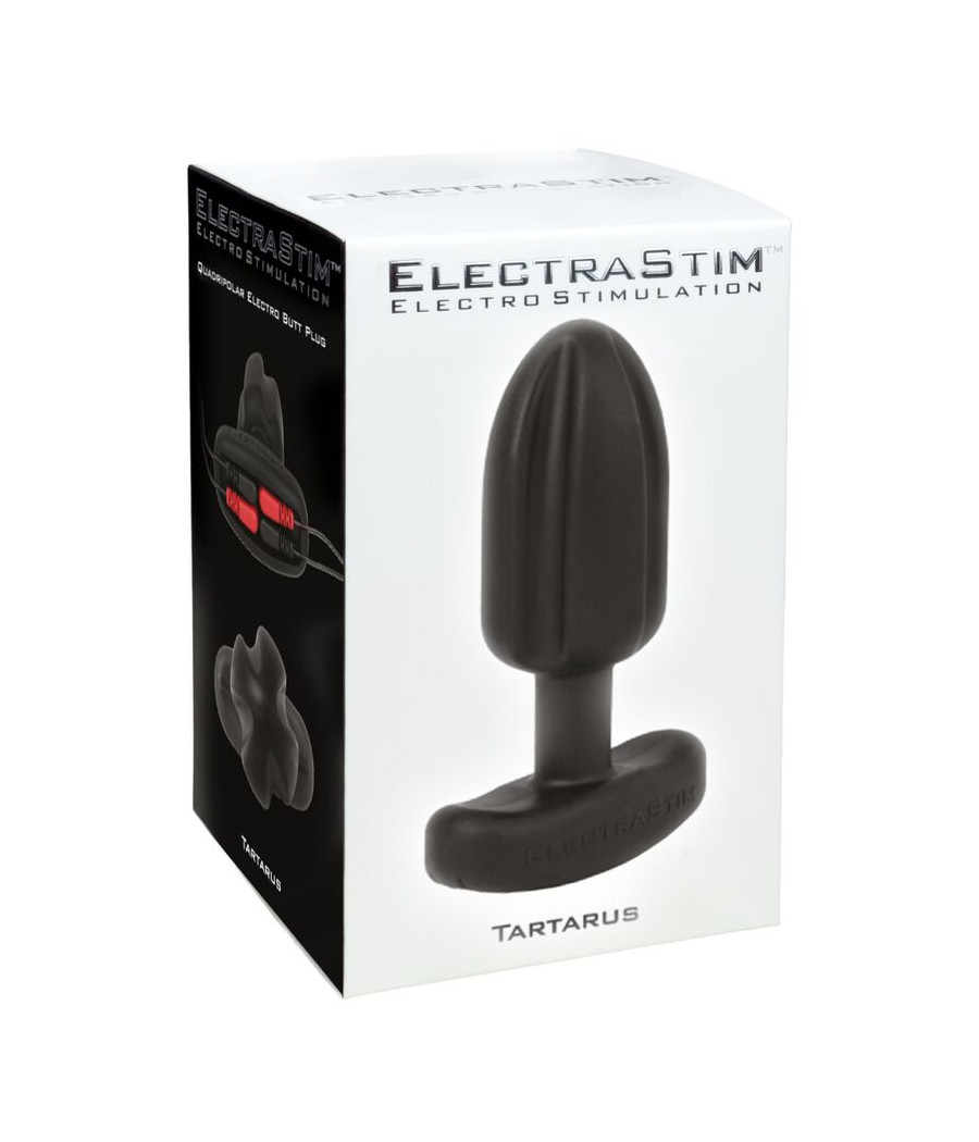 ELECTRASTIM - PLUG ANAL TARTARE QUADRIPOLAR SILICONE NOIR