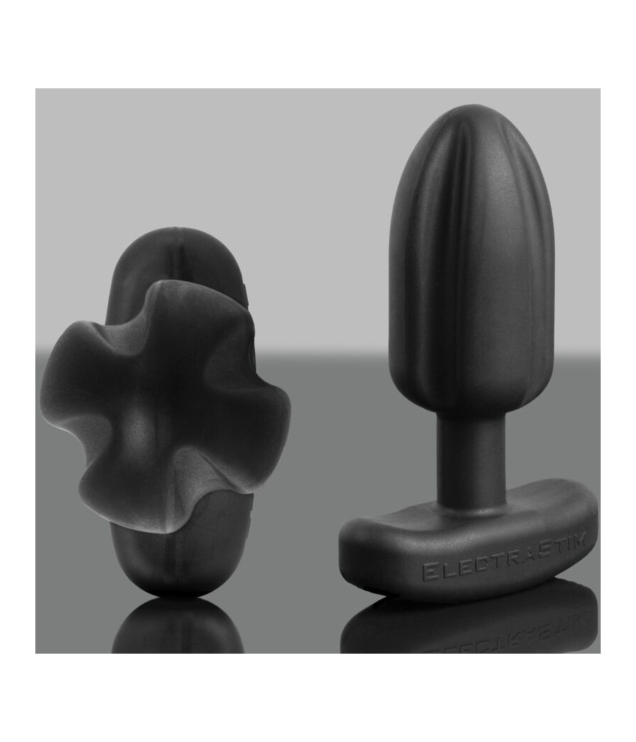 ELECTRASTIM - TARTARUS PLUG ANAL SILICONA QUADRIPOLAR NEGRO