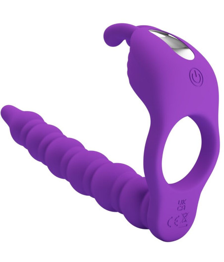 PRETTY LOVE - BLACKNEY PENISRINGE MIT VIBRATOR-PLUG