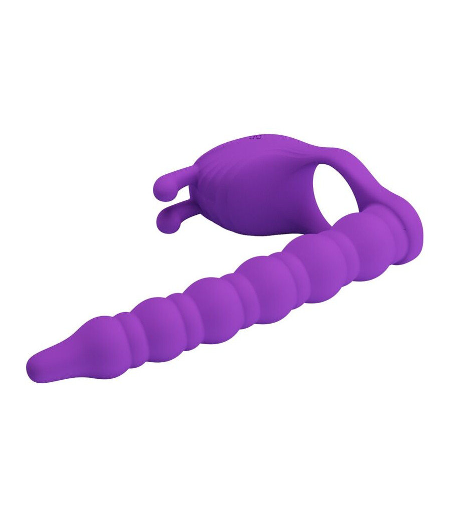 PRETTY LOVE - BLACKNEY ANILLO PENE CON PLUG VIBRADOR LILA