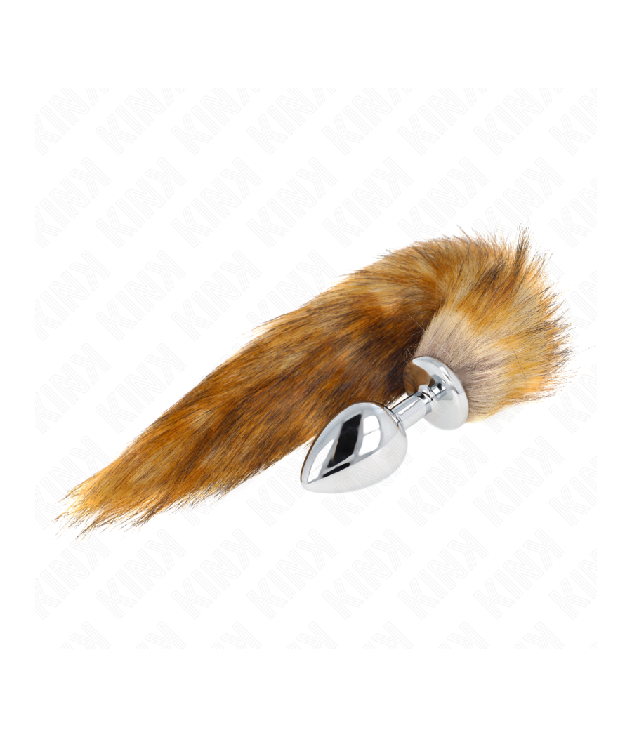 KINK - ANAL PLUG SIZE L 10 X 4 CM WITH SYNTHETIC TAIL 40 CM BROWN