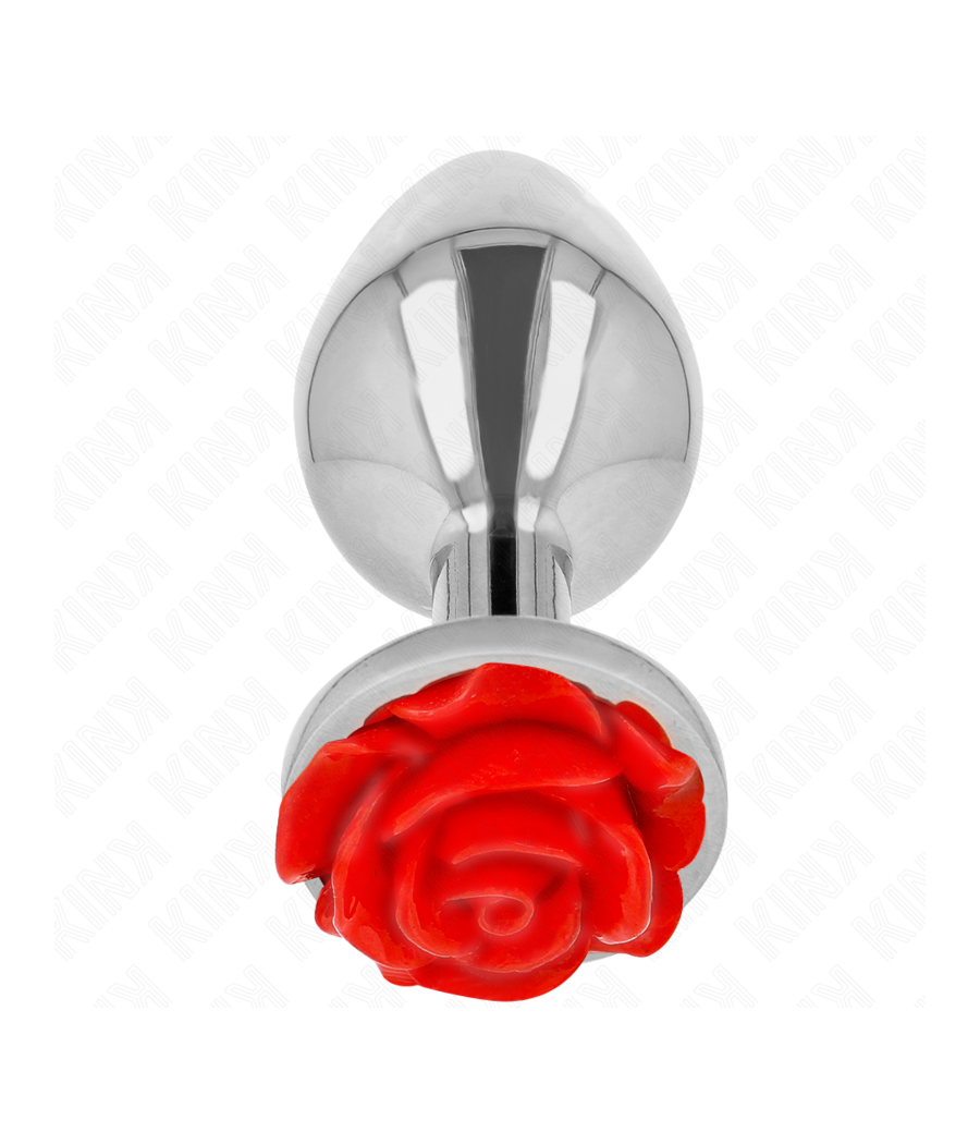 KINK - PLUG ANAL ROSA VERMELHO TAMANHO L
