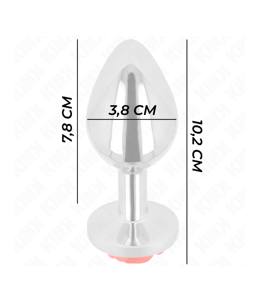 KINK - PLUG ANALE ROSA ROSSO TAGLIA L