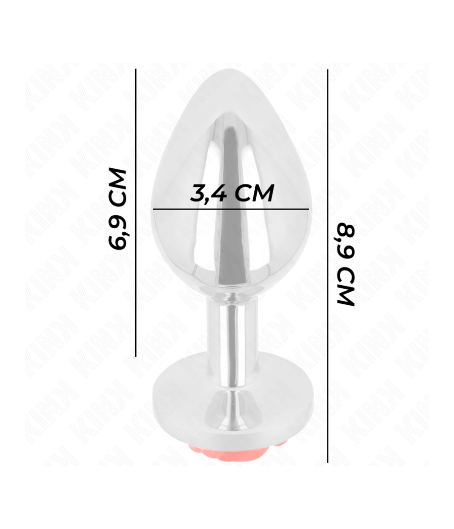 KINK - PLUG ANAL ROSE RED SIZE M