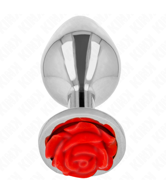 KINK - PLUG ANAL ROSA ROJA TALLA S