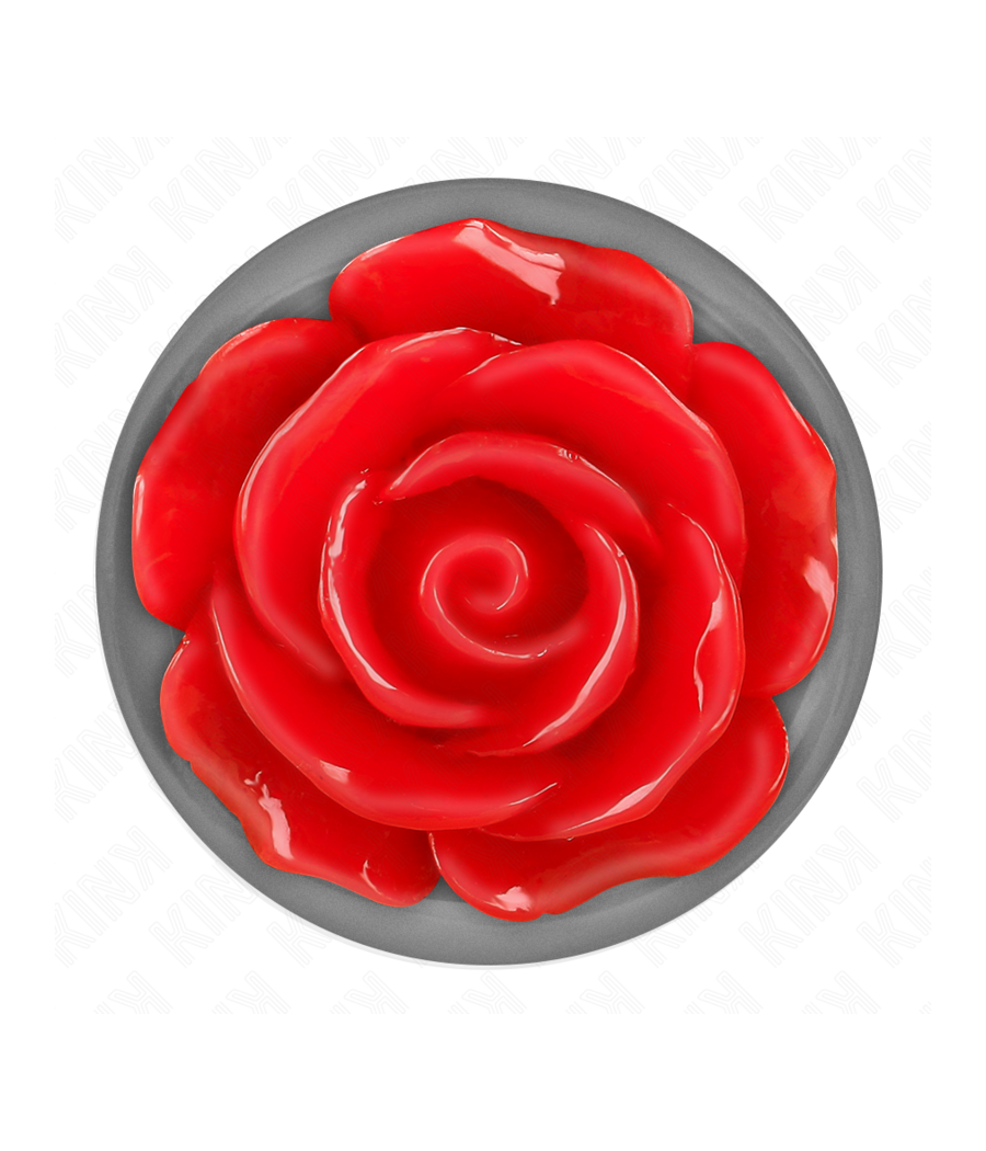 KINK - PLUG ANAL ROSE ROUGE TAILLE S