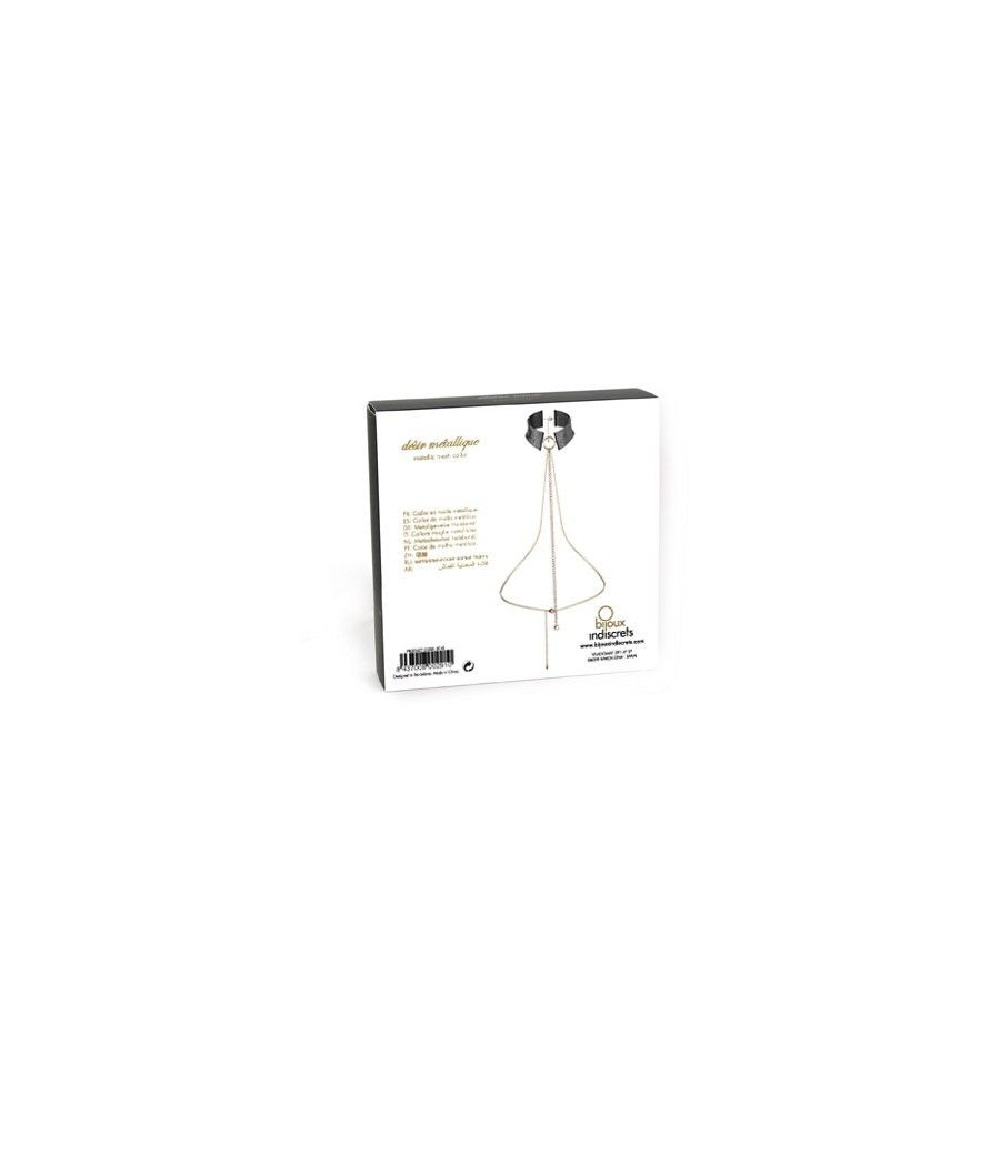 BIJOUX INDISCRETS - DÃSIR MÃTALLIQUE SCHWARZE METALLIC-HALSKETTE