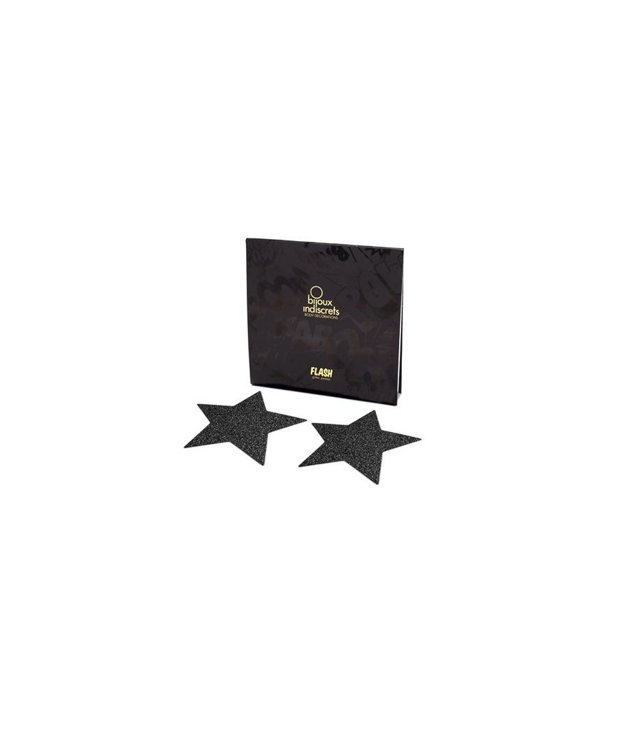 BIJOUX - CAPPUCCI PER CAPEZZOLI INDISCRETI BLACK STAR FLASH