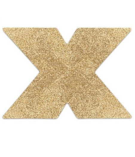 BIJOUX - INDISCRETS FLASH CROSS GOLD NIPPELABDECKUNGEN