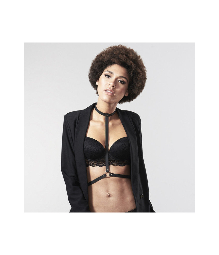 BIJOUX - INDISCRETS MAZE HARNESS BLACK