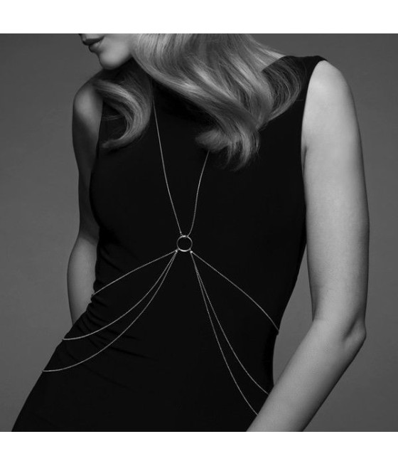 BIJOUX INDISCRETS - MAGNIFIQUE CHAÎNES MÉTALLIQUES POUR LE CORPS 8 ARGENT