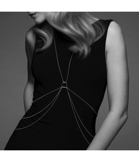 BIJOUX INDISCRETS - MAGNIFIQUE METAL CHAINS FOR THE BODY 8 SILVER