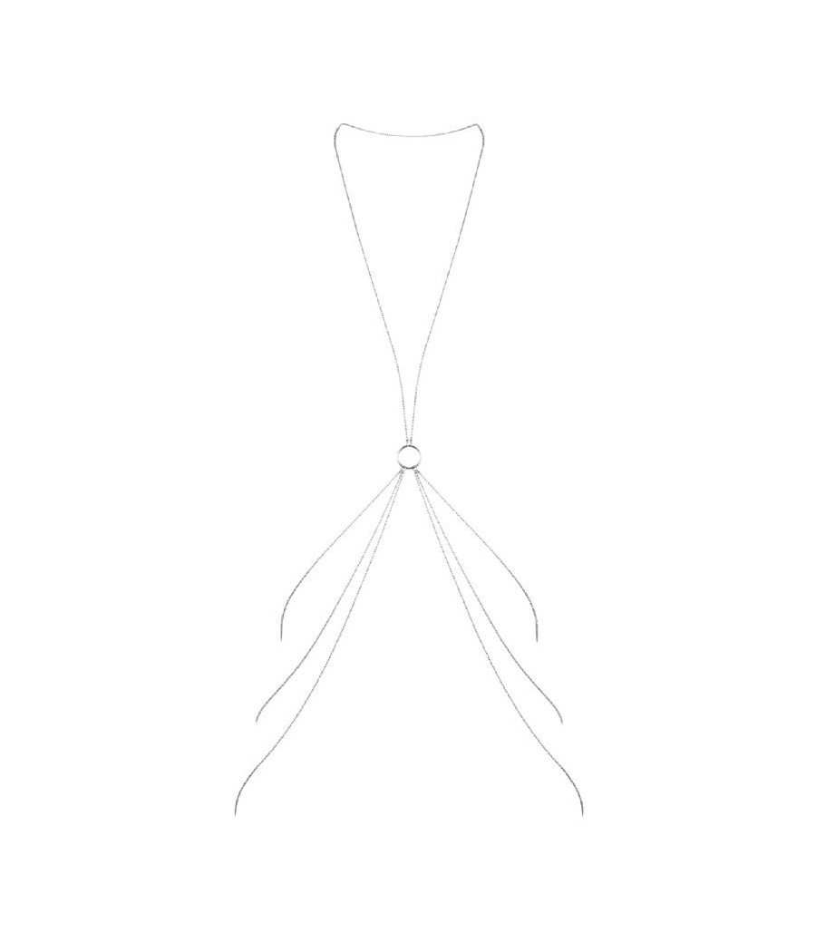 BIJOUX INDISCRETS - MAGNIFIQUE CORRENTES DE METAL PARA O CORPO 8 PRATA