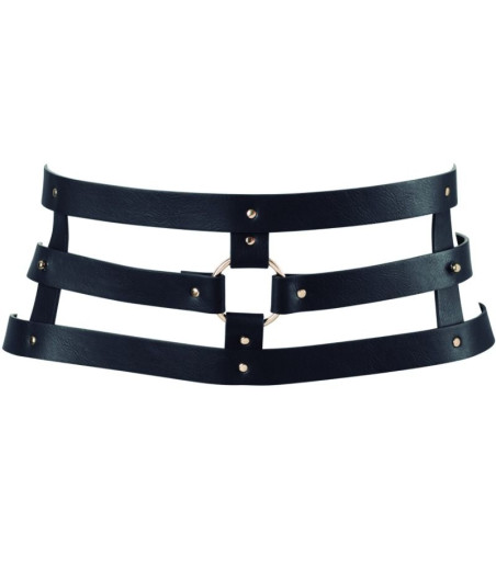 BIJOUX - INDISCRETS MAZE BELT WITH STRAP BLACK