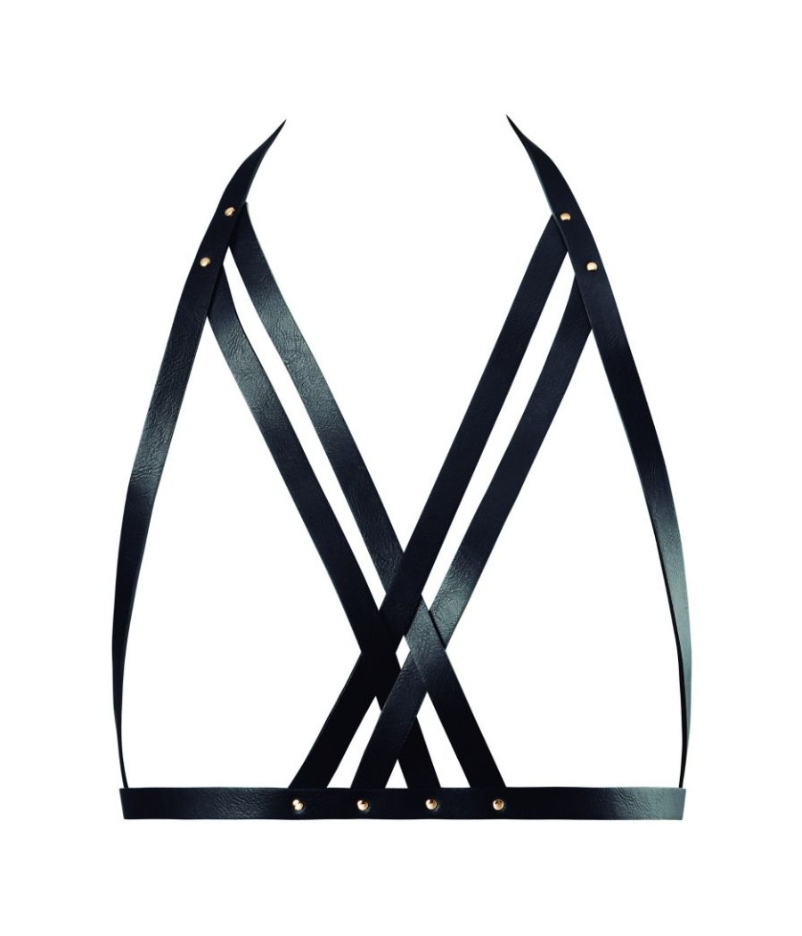 BIJOUX INDISCRETS MAZE - HALTER BRA HARNESS PRETO