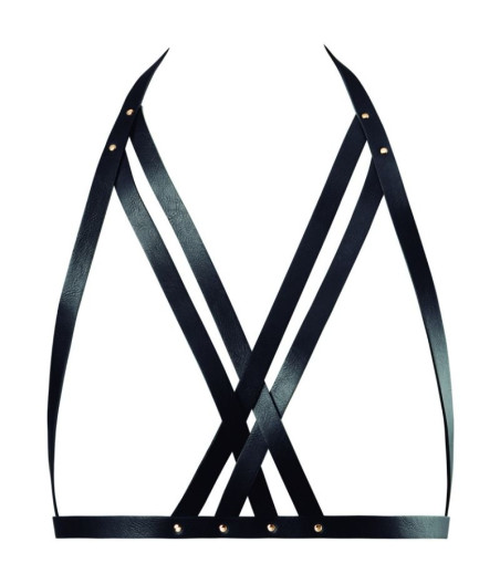 BIJOUX INDISCRETS MAZE - HALTER-BH-HARNESS SCHWARZ