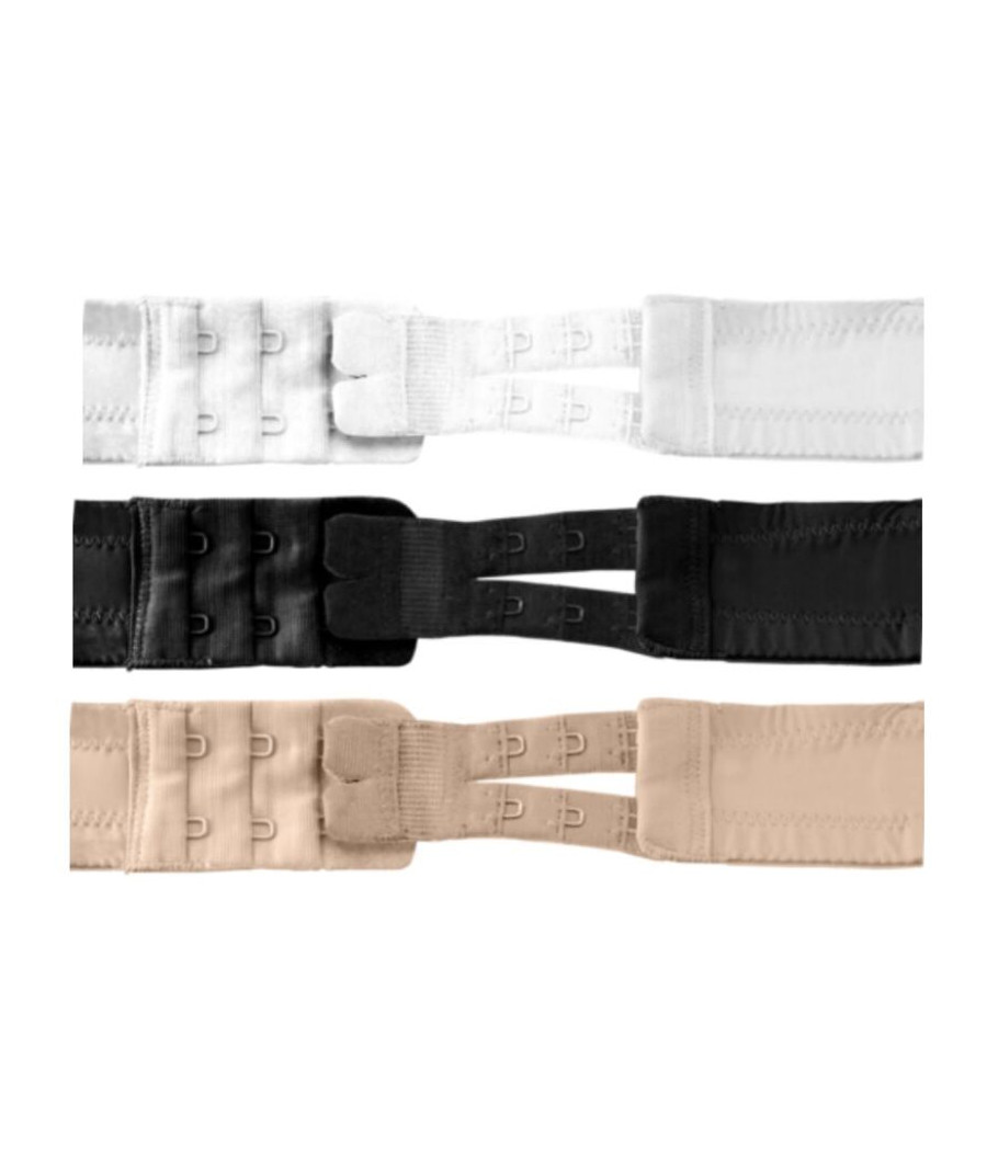 BYE-BRA - FLEXIBLE CONTOUR EXTENDERS 2 HOOKS 3 UNITS