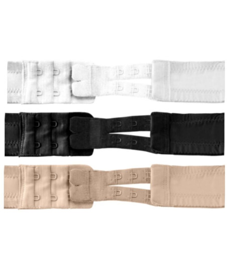 BYE-BRA - EXTENSORES DE CONTORNO FLEXIBLES 2 GANCHOS 3 UDS