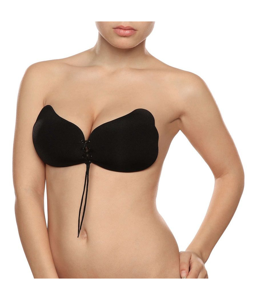 BYE-BRA - LACE-IT ENHANCEMENT PUSH-UP BLACK CUP C