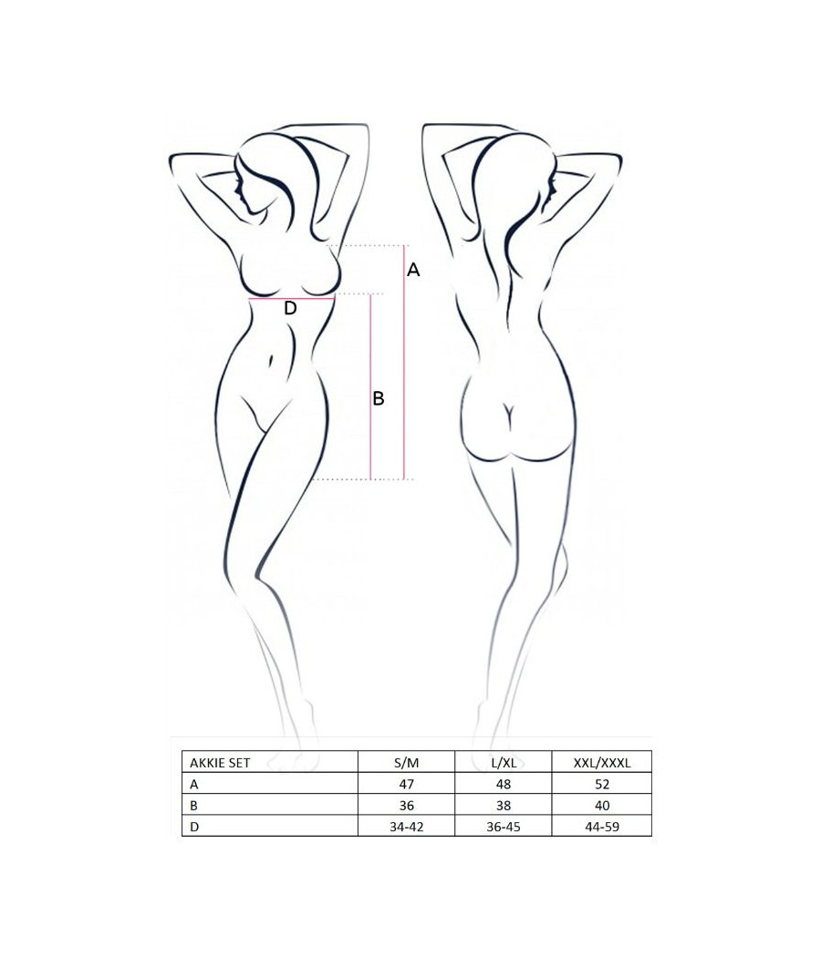 PASSION - WOMAN AKKIE SET DISFRAZ ENFERMERA S/M