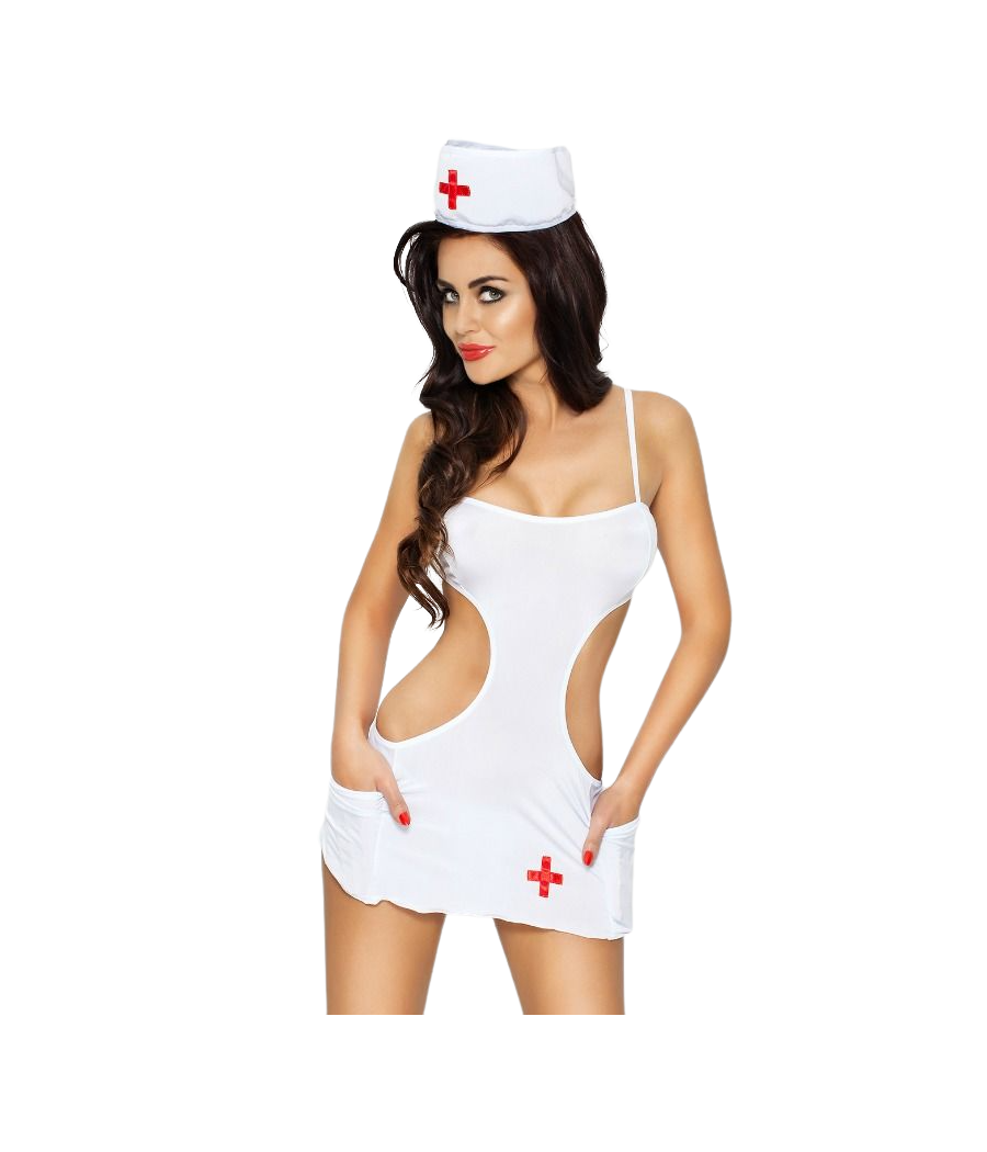PASSION - WOMAN AKKIE SET KRANKENSCHWESTERKOSTÜM L/XL