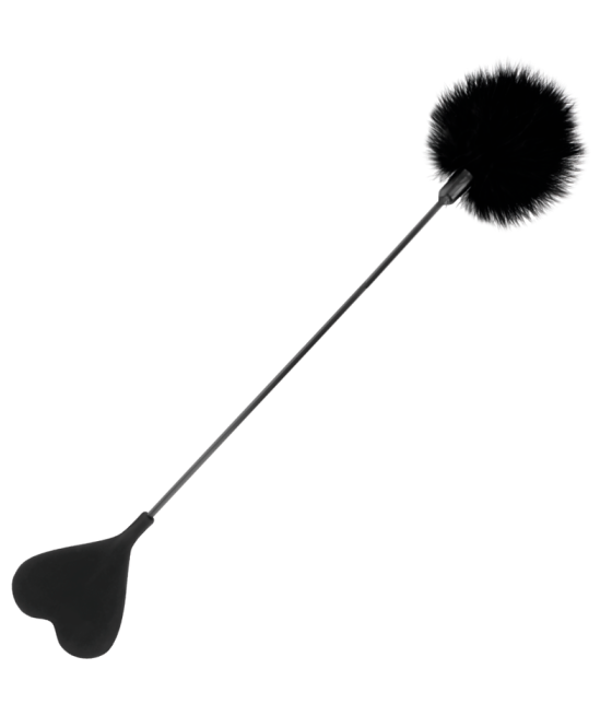 DARKNESS - CHICOTE DE PENAS DE AMOR NEGRO 40 CM