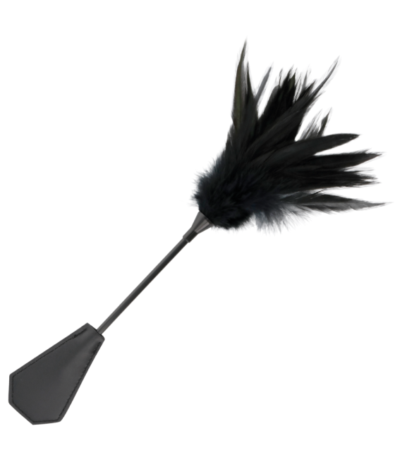 DARKNESS - FUSTA CON PLUMA NEGRO